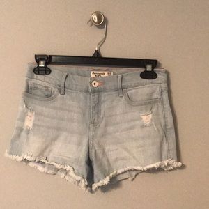 Abercrombie kids size 13/14 jean shorts